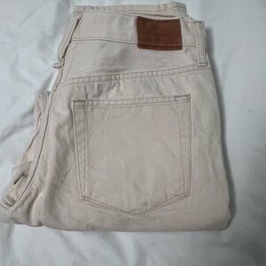 J. Crew Slouchy Boyfriend Jean - Beige/Cream - Size 26